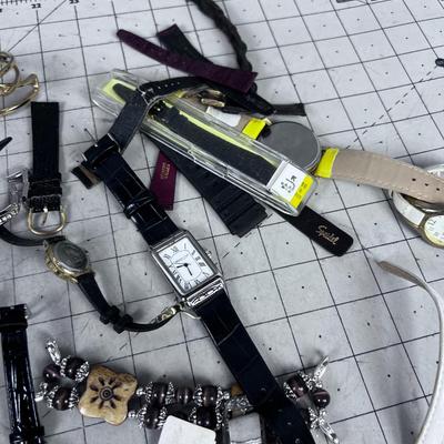 Large Lot of Mostly Ladies Watches 