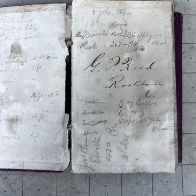 1866 Diary VERY COOL! Lots of Writing