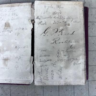 1866 Diary VERY COOL! Lots of Writing
