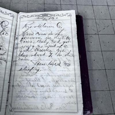 1866 Diary VERY COOL! Lots of Writing