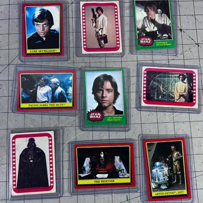 Star Wars Trading Cards (9) 