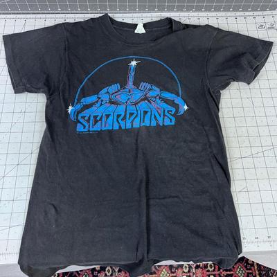 1979 SCORPIONS Concert T-Shirt Single Stitch