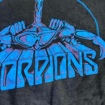 1979 SCORPIONS Concert T-Shirt Single Stitch