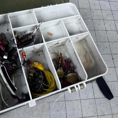 TACKLE BOX, With old Lures in it