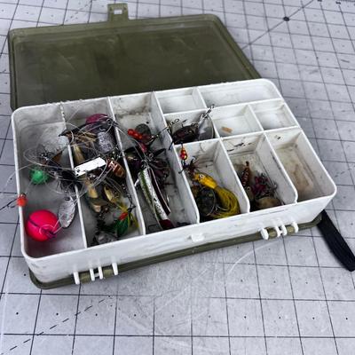 TACKLE BOX, With old Lures in it