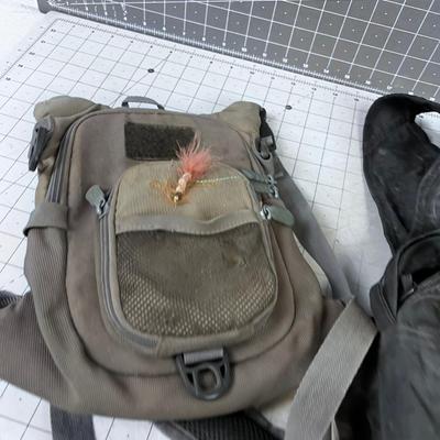 Saddle Bags and a Chest Bag 