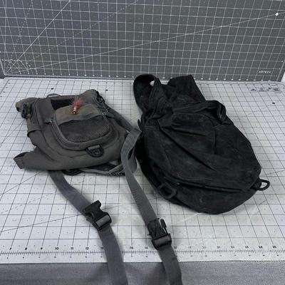 Saddle Bags and a Chest Bag 