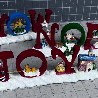 Christmas DÃ©cor: SNOW -NOEL-JOY