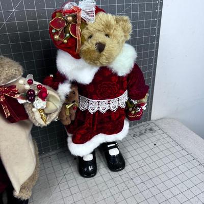 FANCY Christmas Bears  (3) 