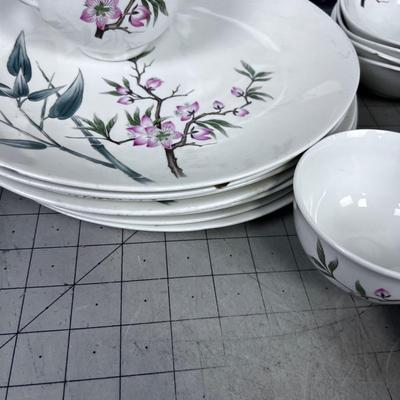 HALLCRAFT Eva Zeisel Peach Blossom China 