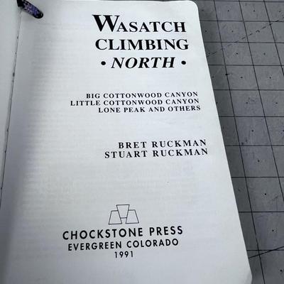 Wasatch Climbing NORTH Mountaineer Guide 1991 