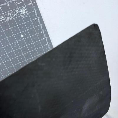 Black Rubber Kitchen Mat 