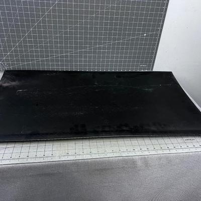 Black Rubber Kitchen Mat 