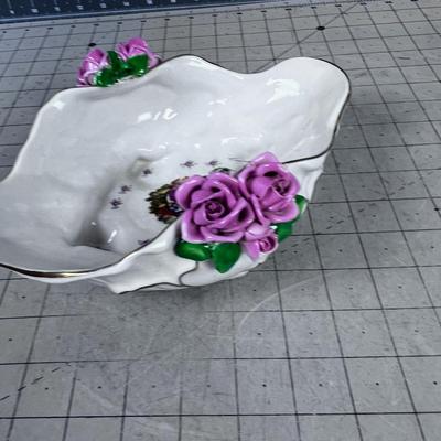 Dresden Rose Dish 
