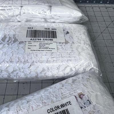 3 Packages of Breesies NEW Panties in the package Size 8