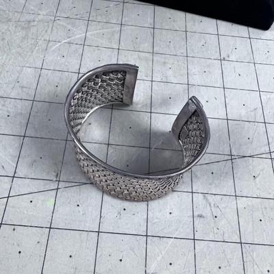 Basket Weave Cuff Bracelet