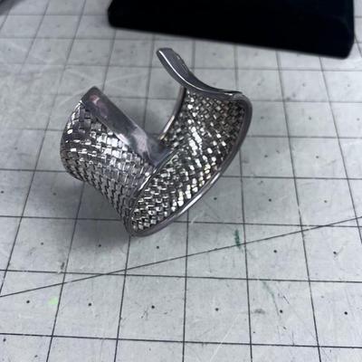 Basket Weave Cuff Bracelet