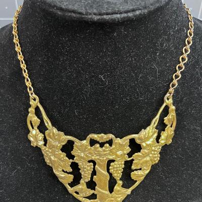 Brass Jewelry for a Wine Bottle