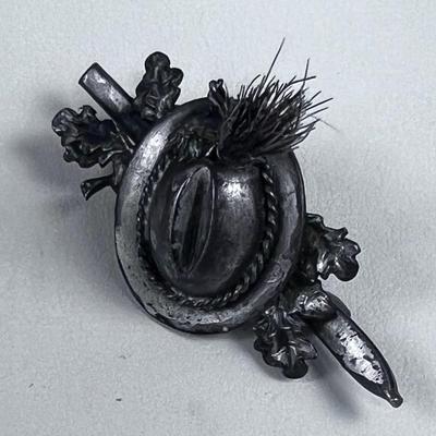 Vintage German Alpine Mountaineering Hat Pin 