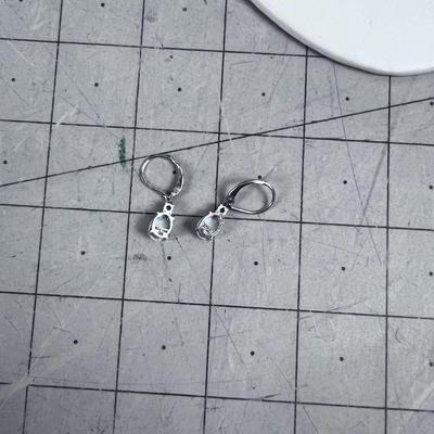 Opal Set in 925 Silver Earrings. NICE! 
