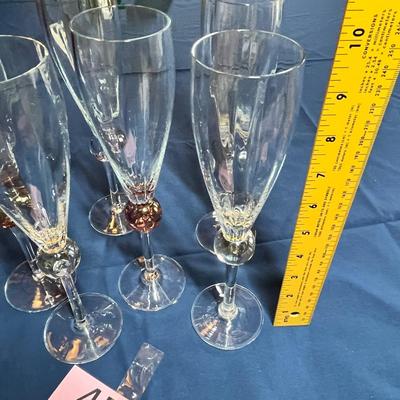 Set of Champagne flutes