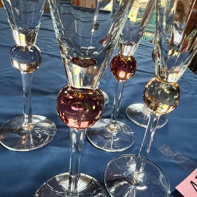 Set of Champagne flutes