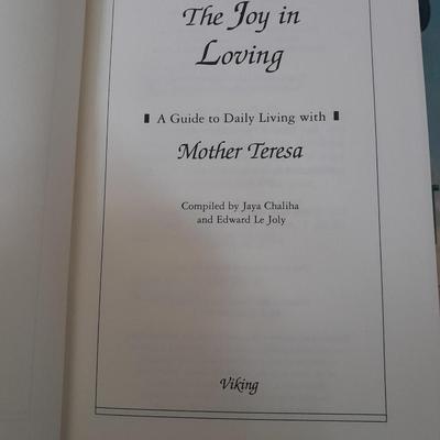 The purpose driven life - Mother Theresa - Be anxious for Nothing - religious books