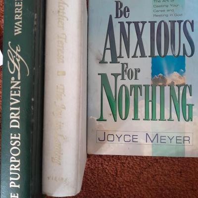 The purpose driven life - Mother Theresa - Be anxious for Nothing - religious books
