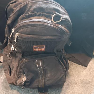 Backpack with a variety of survival gear