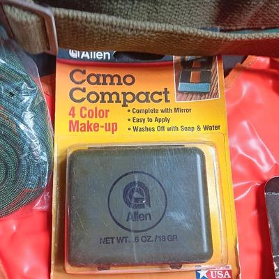 Backpack with a variety of survival gear