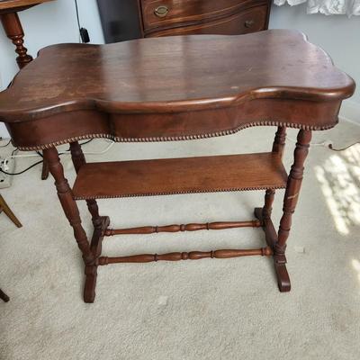Two Tier Parlor Side Table 29x17x28