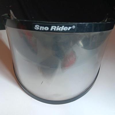 Snow guard for helmet - snow goggles and other snow mobile accessories