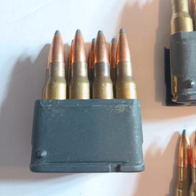 Ammunition Winchester 308 in clips 56 total