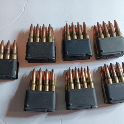 Ammunition Winchester 308 in clips 56 total