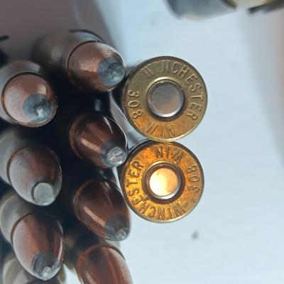 Ammunition Winchester 308 in clips 56 total