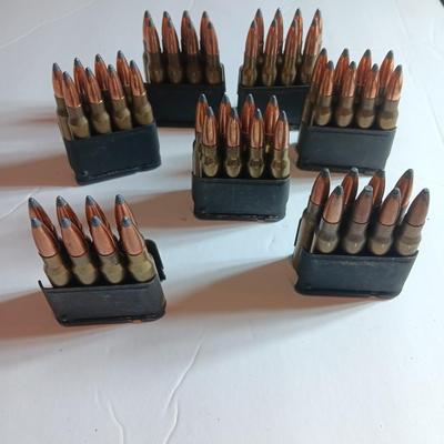 Ammunition Winchester 308 in clips 56 total