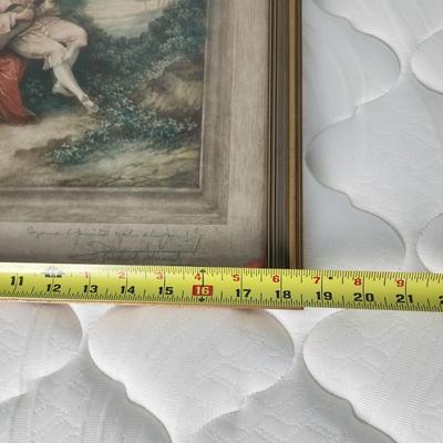 Framed Art Watteau The Scale of Love Print