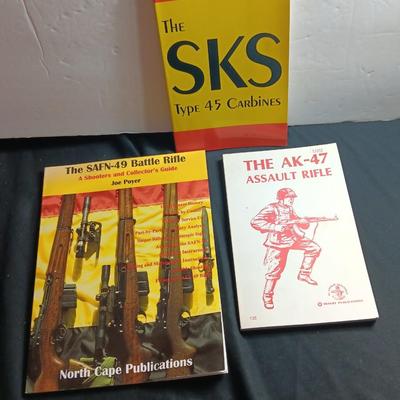 GUN BOOKS - The SKS type 45 Carbines - The SAFN -49 Battle rifle and the AK-47 Assault Rifle
