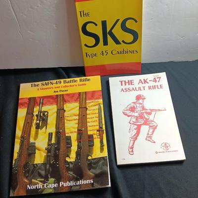 GUN BOOKS - The SKS type 45 Carbines - The SAFN -49 Battle rifle and the AK-47 Assault Rifle