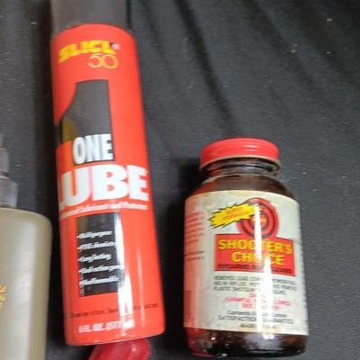 Gun cleaning items - oils - pads and more