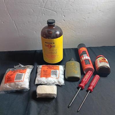 Gun cleaning items - oils - pads and more