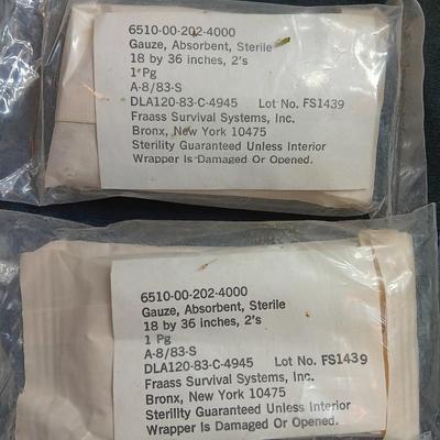 Medical supplies and US ARMY SPECIAL FORCES MEDICAL HANDBOOK