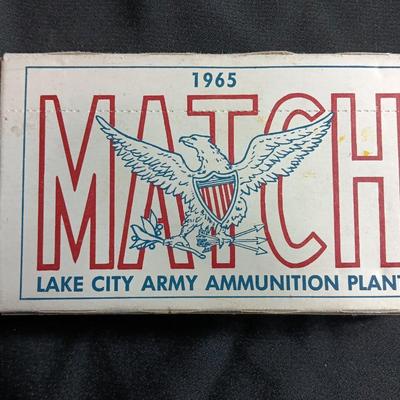 Unopened sealed - Ammunition 7.62 MM Match XM 118 20 CARTRIDGES