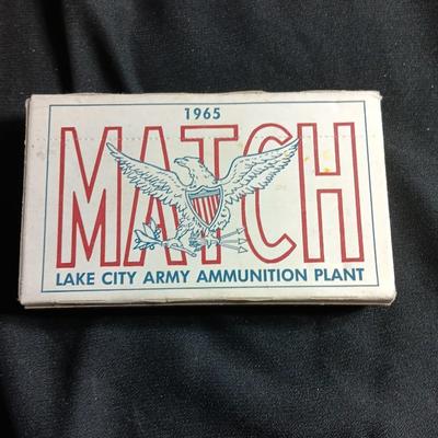 Unopened sealed - Ammunition 7.62 MM Match XM 118 20 CARTRIDGES