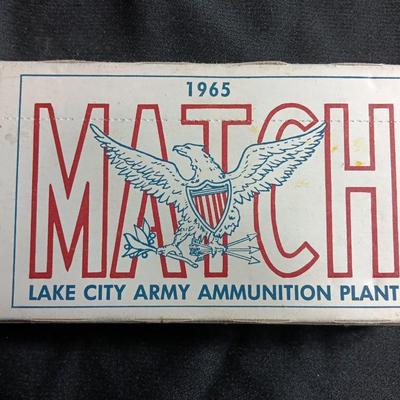 Unopened sealed - Ammunition 7.62 MM Match XM 118 20 CARTRIDGES