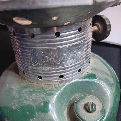 Coleman lantern Model 220 with silk mantle replacements and funnel