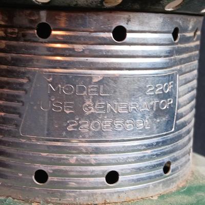 Coleman lantern Model 220 with silk mantle replacements and funnel