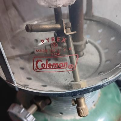 Coleman lantern Model 220 with silk mantle replacements and funnel