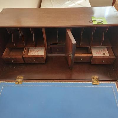 Antique 1800s Drop Shelf Writing Desk Townsend House DC Cosmos Club 31x18x38
