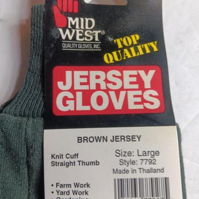 Three pairs of new Jersey Gloves Size Large